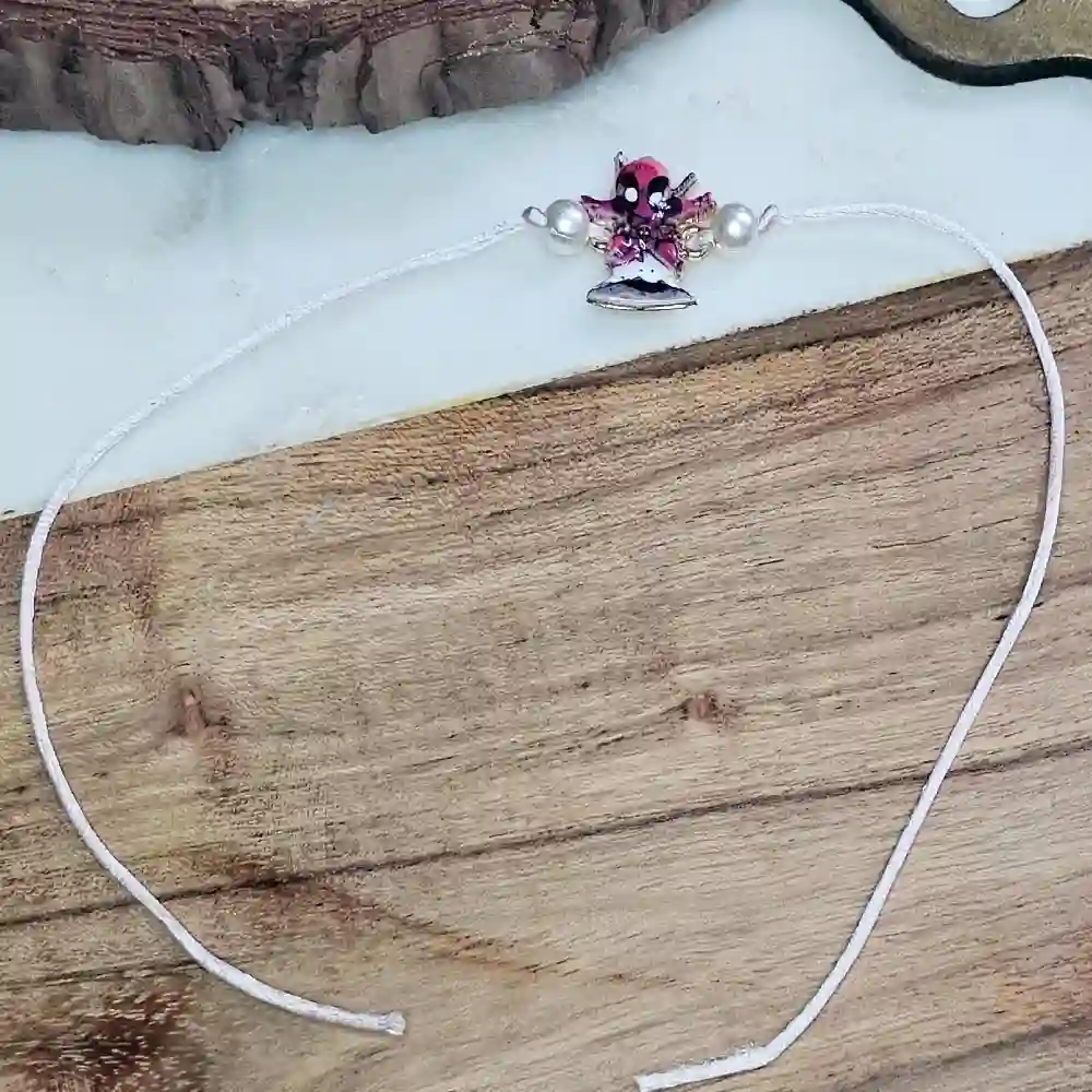 Cartoon Deadpool Rakhi in Metal